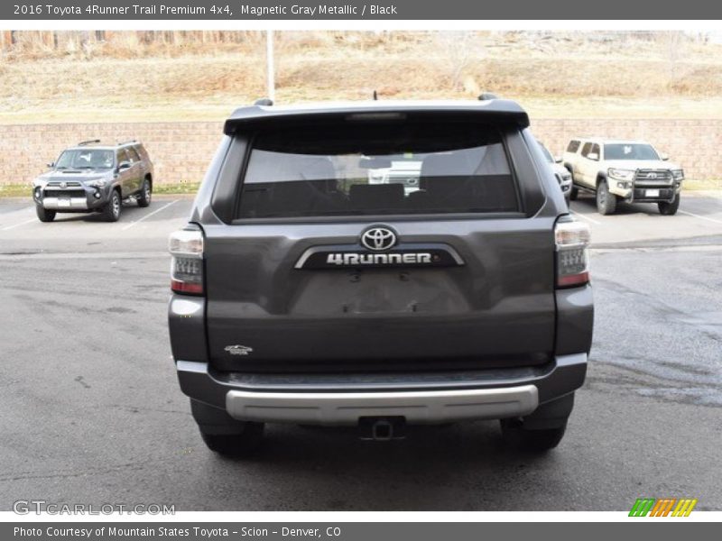 Magnetic Gray Metallic / Black 2016 Toyota 4Runner Trail Premium 4x4