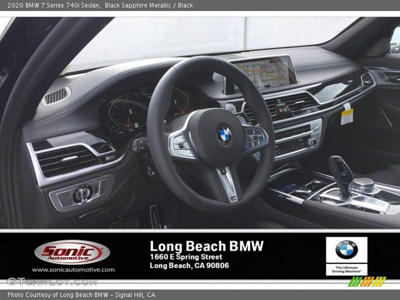 Black Sapphire Metallic / Black 2020 BMW 7 Series 740i Sedan