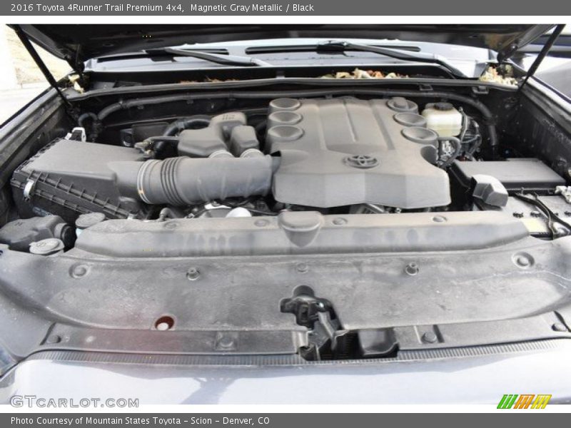 Magnetic Gray Metallic / Black 2016 Toyota 4Runner Trail Premium 4x4