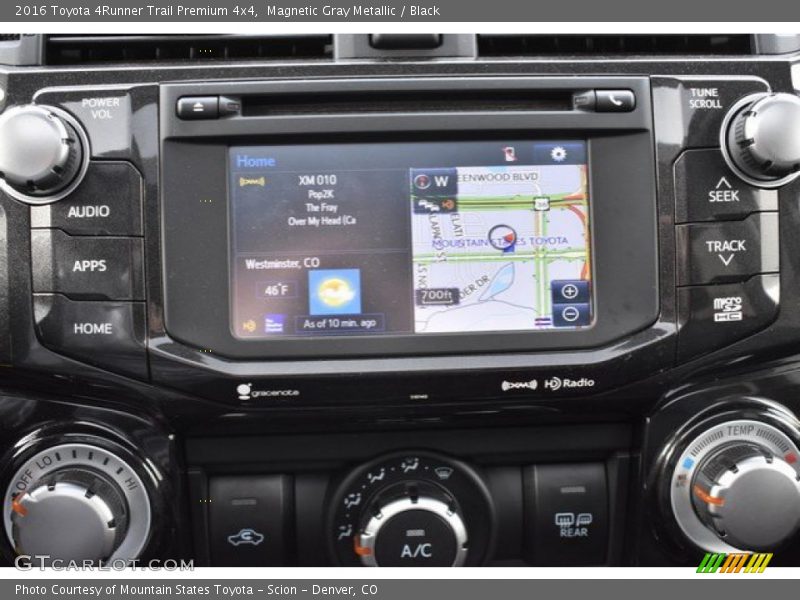 Magnetic Gray Metallic / Black 2016 Toyota 4Runner Trail Premium 4x4