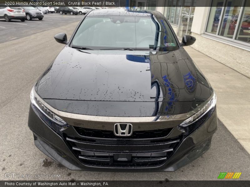 Crystal Black Pearl / Black 2020 Honda Accord Sport Sedan