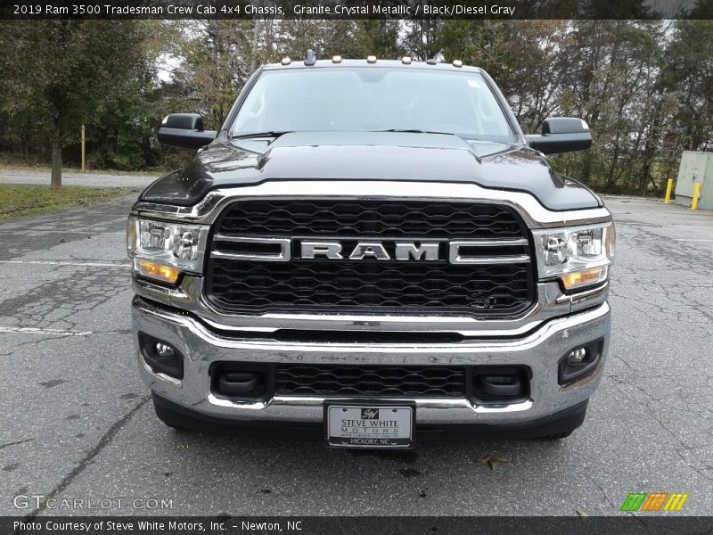 Granite Crystal Metallic / Black/Diesel Gray 2019 Ram 3500 Tradesman Crew Cab 4x4 Chassis