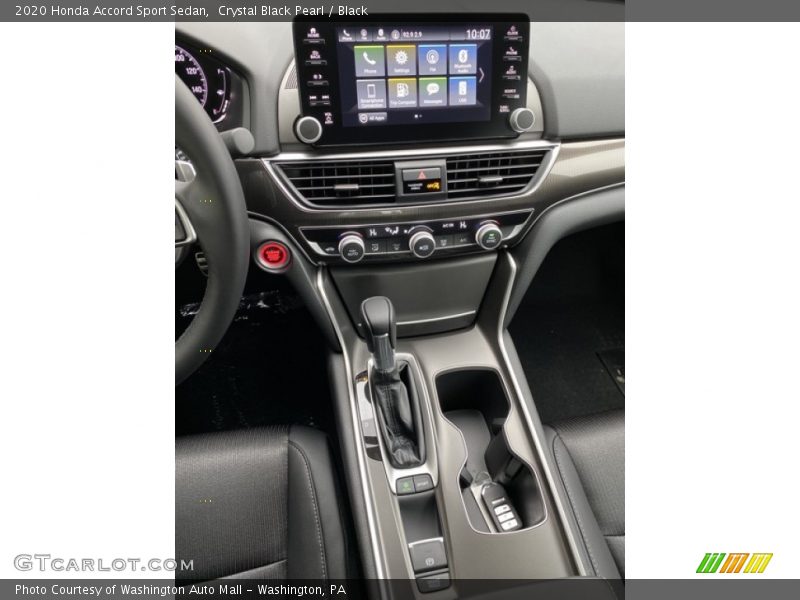 Controls of 2020 Accord Sport Sedan