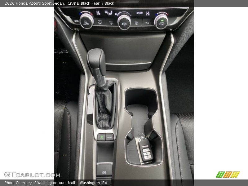  2020 Accord Sport Sedan CVT Automatic Shifter