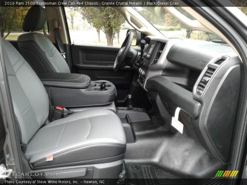 Granite Crystal Metallic / Black/Diesel Gray 2019 Ram 3500 Tradesman Crew Cab 4x4 Chassis