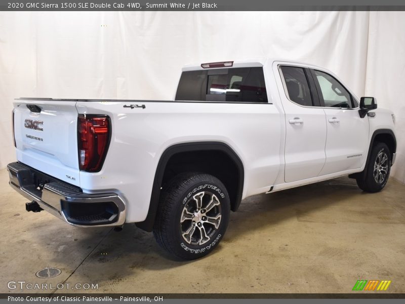 Summit White / Jet Black 2020 GMC Sierra 1500 SLE Double Cab 4WD