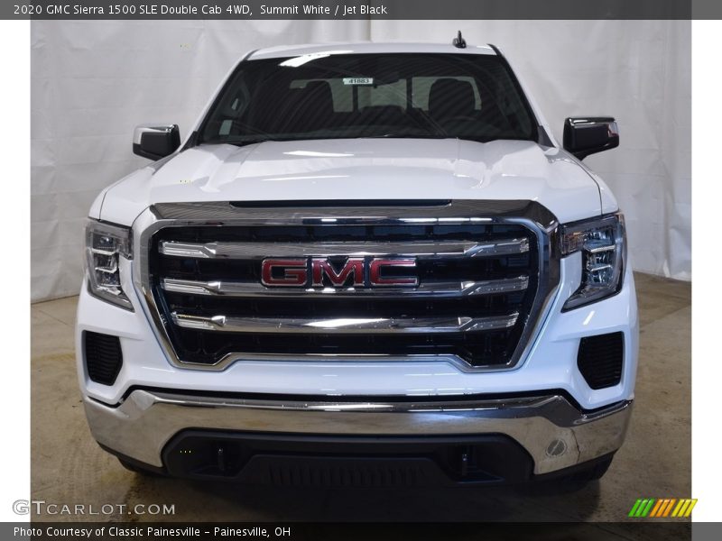 Summit White / Jet Black 2020 GMC Sierra 1500 SLE Double Cab 4WD