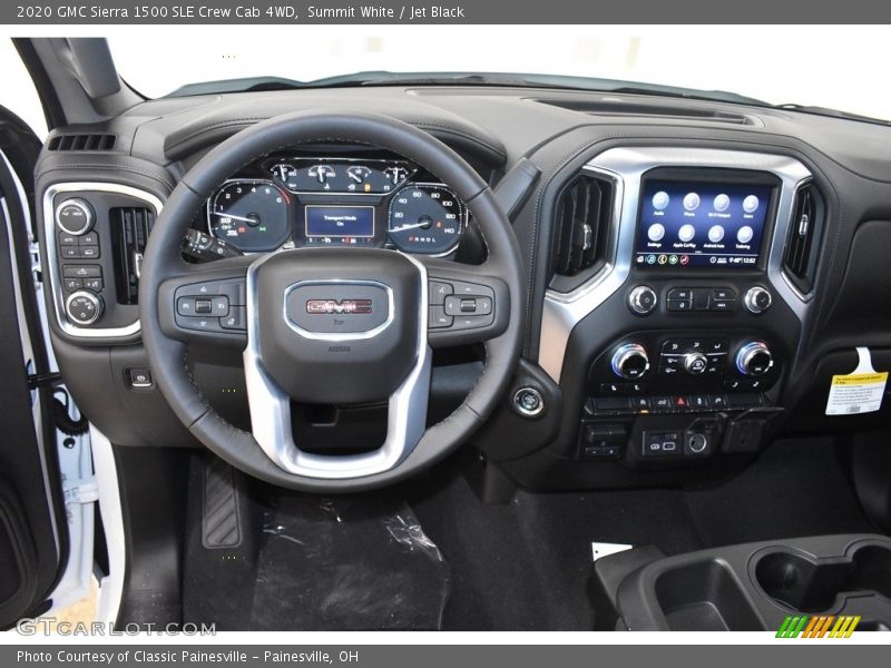 Summit White / Jet Black 2020 GMC Sierra 1500 SLE Crew Cab 4WD