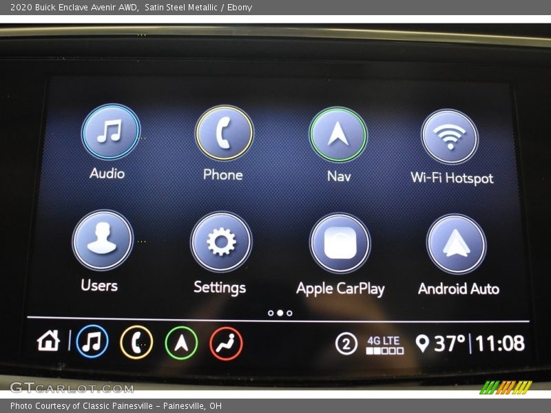 Satin Steel Metallic / Ebony 2020 Buick Enclave Avenir AWD