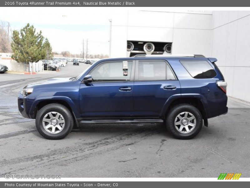 Nautical Blue Metallic / Black 2016 Toyota 4Runner Trail Premium 4x4