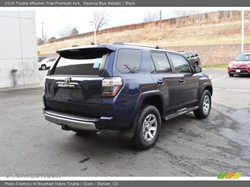 Nautical Blue Metallic / Black 2016 Toyota 4Runner Trail Premium 4x4