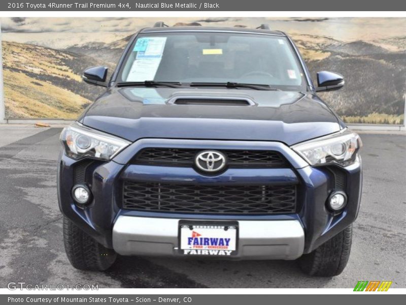 Nautical Blue Metallic / Black 2016 Toyota 4Runner Trail Premium 4x4