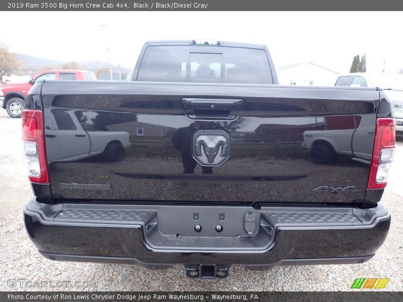Black / Black/Diesel Gray 2019 Ram 3500 Big Horn Crew Cab 4x4