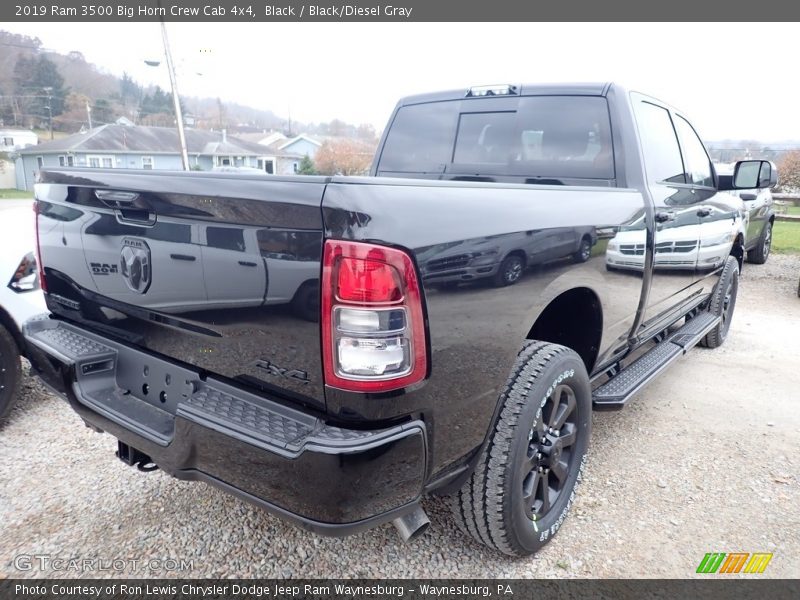 Black / Black/Diesel Gray 2019 Ram 3500 Big Horn Crew Cab 4x4