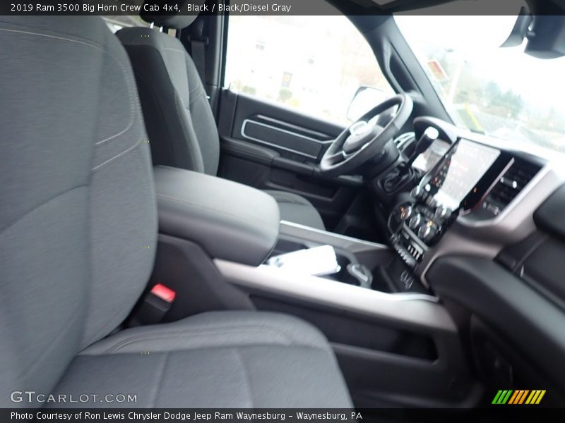 Black / Black/Diesel Gray 2019 Ram 3500 Big Horn Crew Cab 4x4