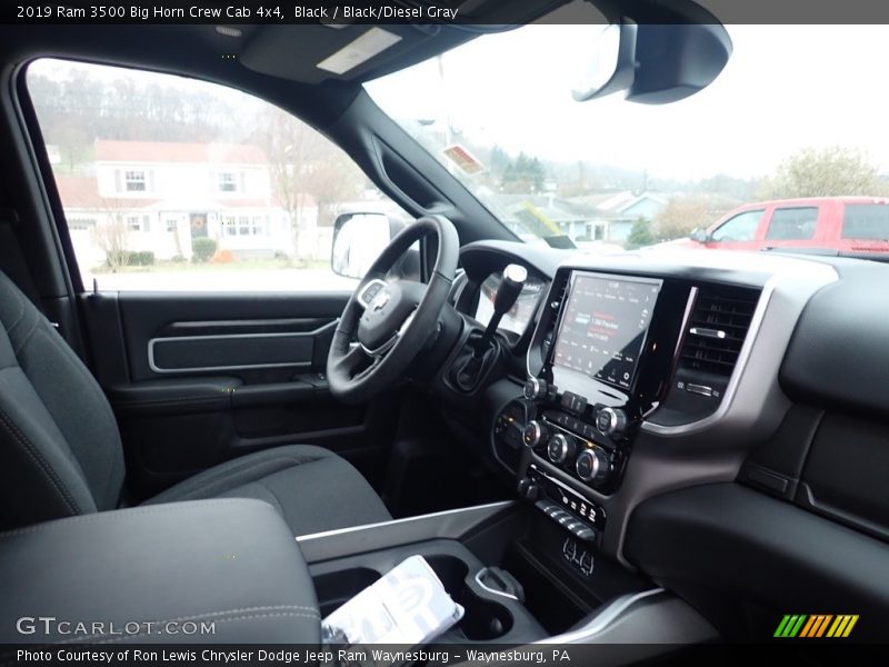 Black / Black/Diesel Gray 2019 Ram 3500 Big Horn Crew Cab 4x4