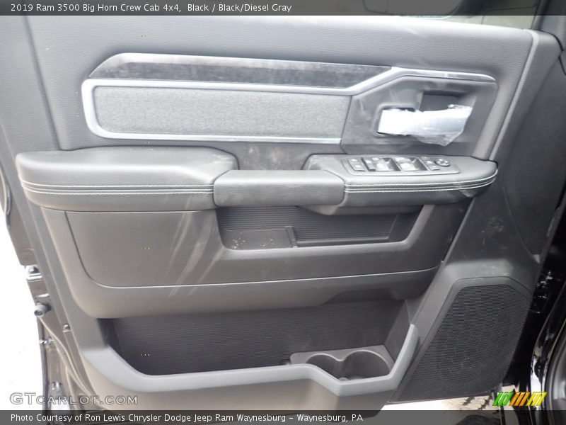 Black / Black/Diesel Gray 2019 Ram 3500 Big Horn Crew Cab 4x4