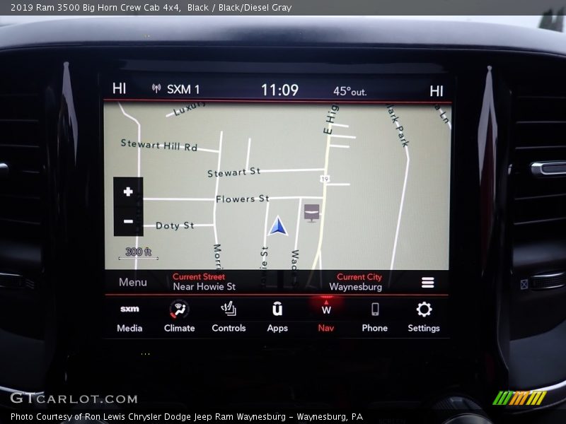 Black / Black/Diesel Gray 2019 Ram 3500 Big Horn Crew Cab 4x4