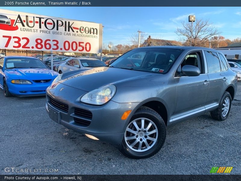 Titanium Metallic / Black 2005 Porsche Cayenne