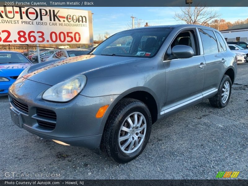 Titanium Metallic / Black 2005 Porsche Cayenne