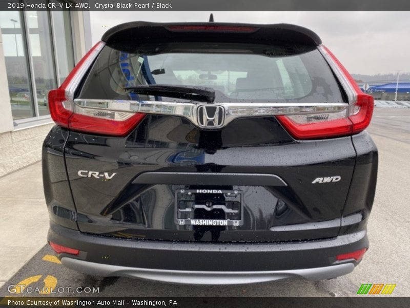 Crystal Black Pearl / Black 2019 Honda CR-V LX AWD