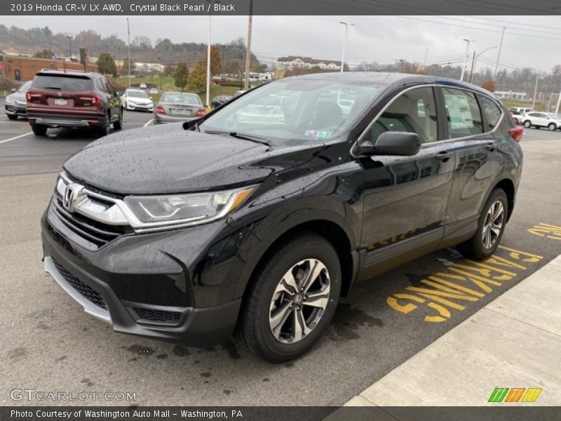 Crystal Black Pearl / Black 2019 Honda CR-V LX AWD