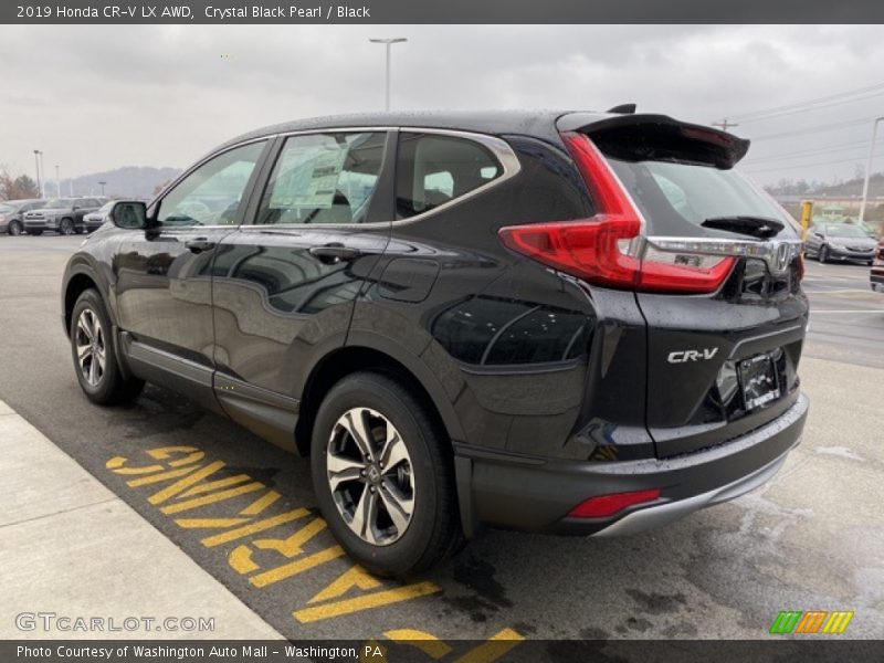 Crystal Black Pearl / Black 2019 Honda CR-V LX AWD