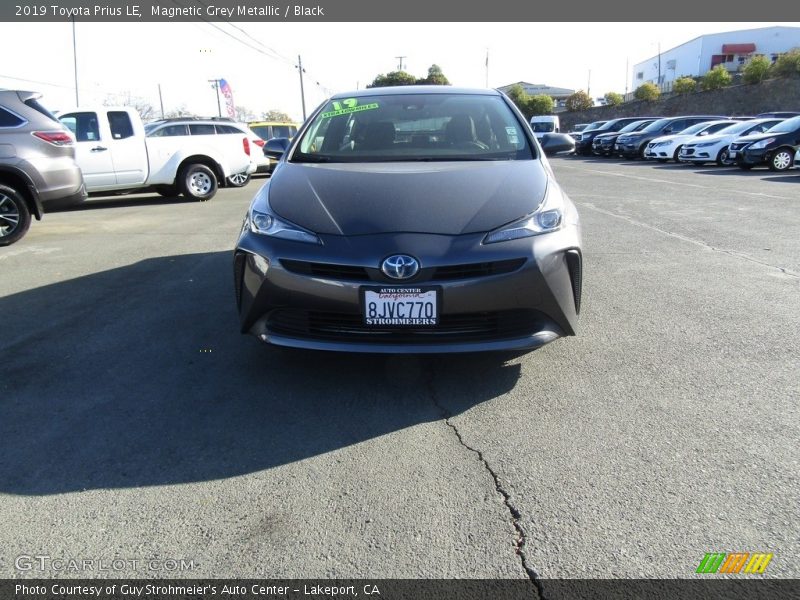 Magnetic Grey Metallic / Black 2019 Toyota Prius LE