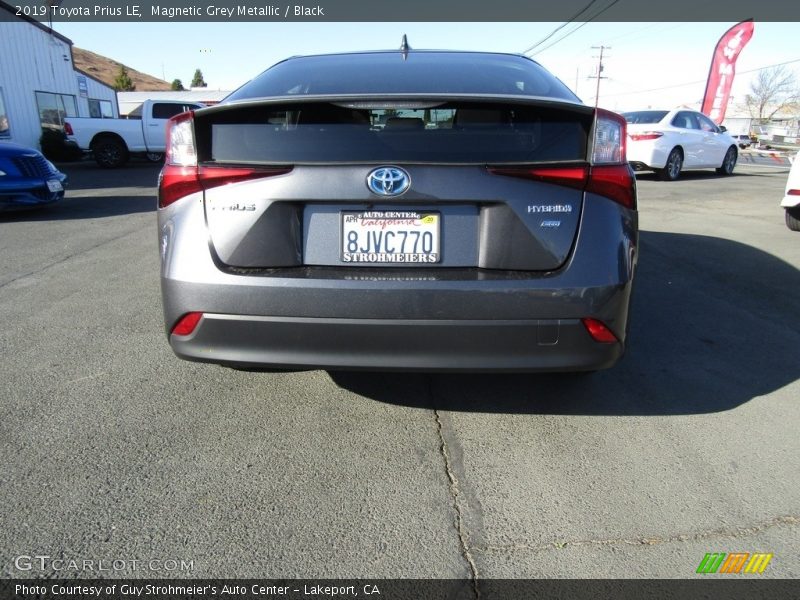 Magnetic Grey Metallic / Black 2019 Toyota Prius LE