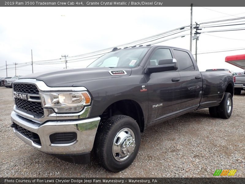 Granite Crystal Metallic / Black/Diesel Gray 2019 Ram 3500 Tradesman Crew Cab 4x4