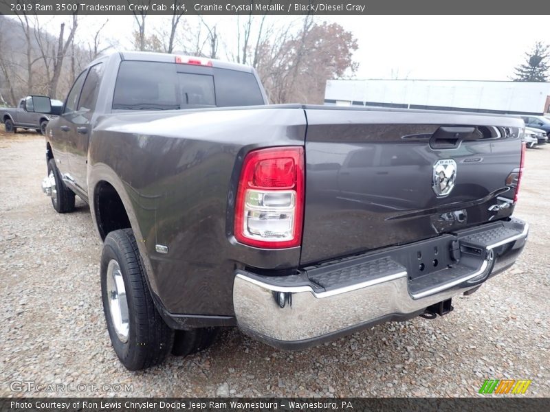 Granite Crystal Metallic / Black/Diesel Gray 2019 Ram 3500 Tradesman Crew Cab 4x4