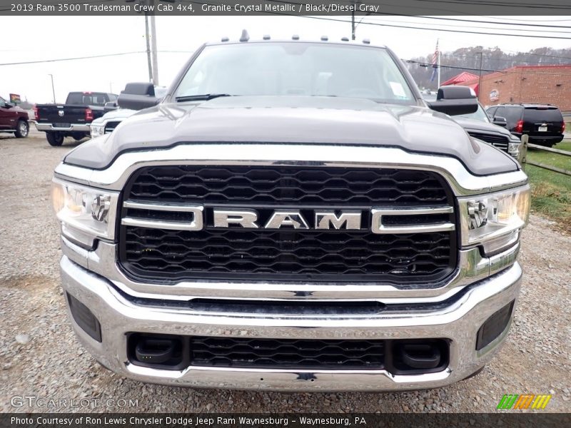 Granite Crystal Metallic / Black/Diesel Gray 2019 Ram 3500 Tradesman Crew Cab 4x4