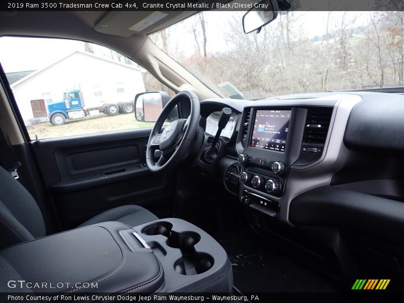 Granite Crystal Metallic / Black/Diesel Gray 2019 Ram 3500 Tradesman Crew Cab 4x4