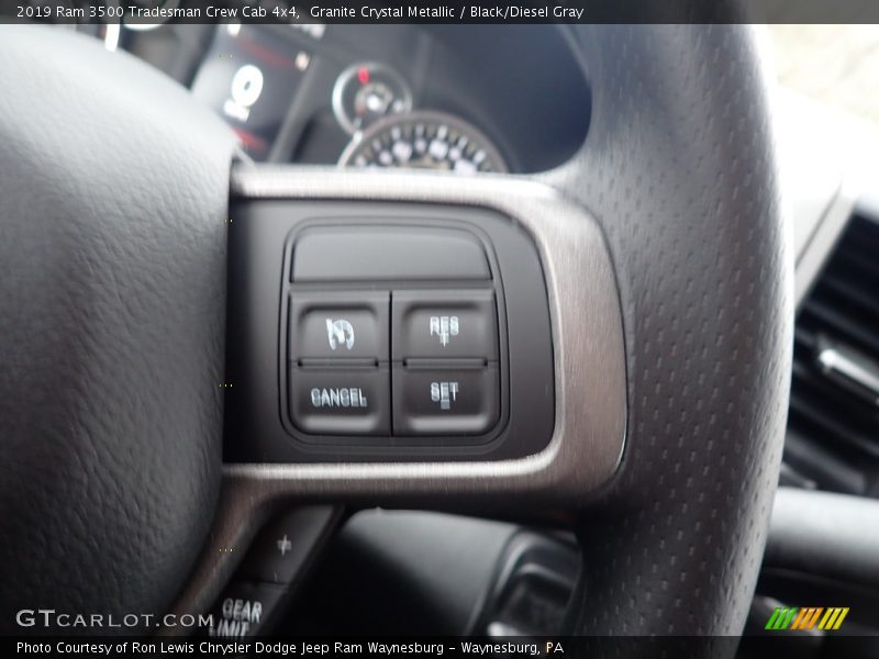 Granite Crystal Metallic / Black/Diesel Gray 2019 Ram 3500 Tradesman Crew Cab 4x4