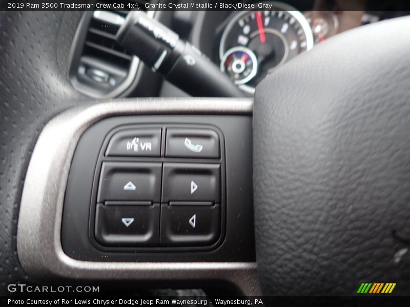 Granite Crystal Metallic / Black/Diesel Gray 2019 Ram 3500 Tradesman Crew Cab 4x4