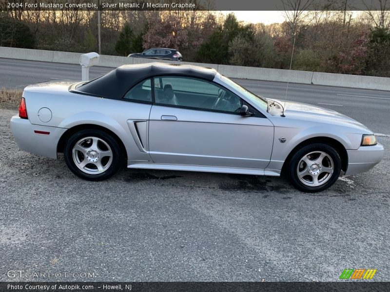 Silver Metallic / Medium Graphite 2004 Ford Mustang Convertible