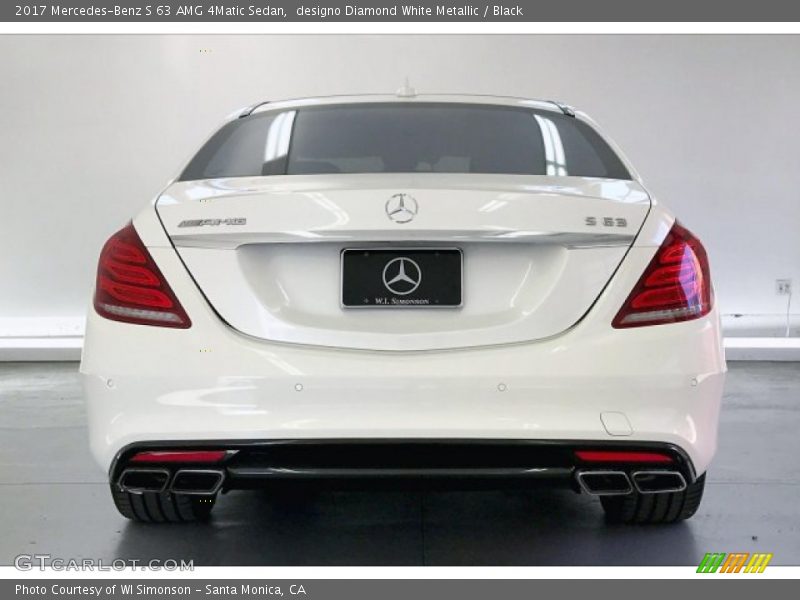 designo Diamond White Metallic / Black 2017 Mercedes-Benz S 63 AMG 4Matic Sedan