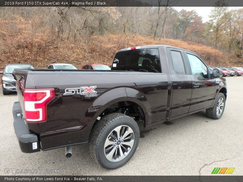  2019 F150 STX SuperCab 4x4 Magma Red