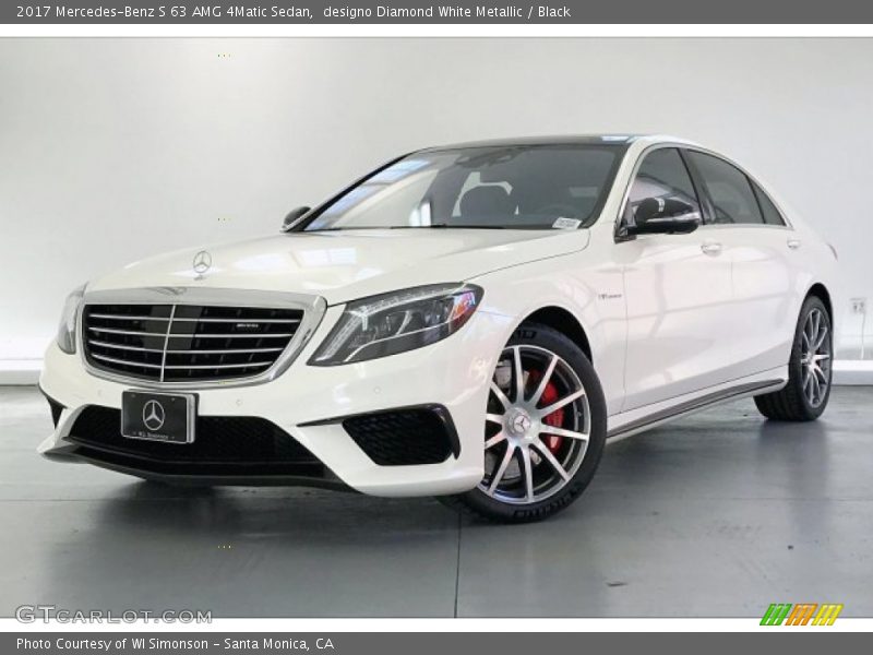 Front 3/4 View of 2017 S 63 AMG 4Matic Sedan