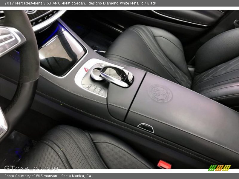 designo Diamond White Metallic / Black 2017 Mercedes-Benz S 63 AMG 4Matic Sedan