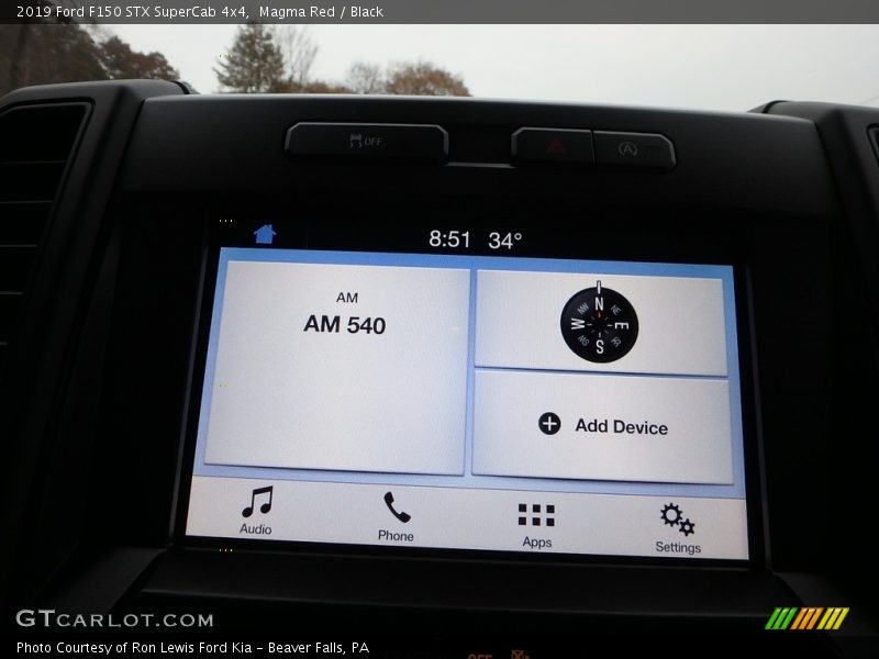 Magma Red / Black 2019 Ford F150 STX SuperCab 4x4