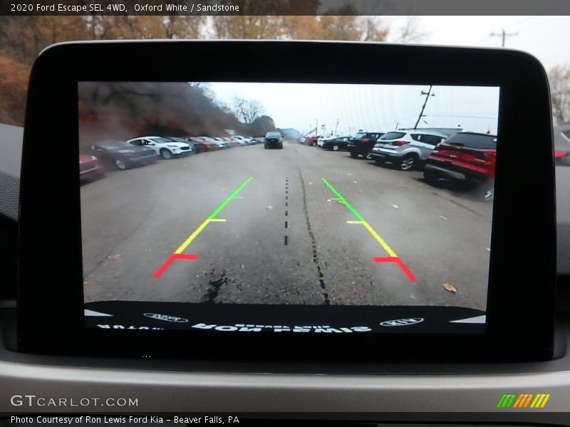 Oxford White / Sandstone 2020 Ford Escape SEL 4WD