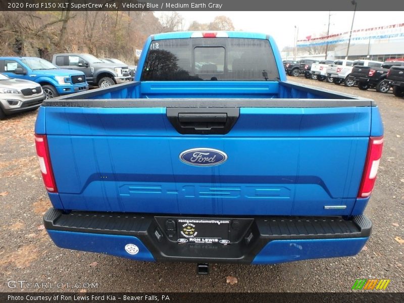 Velocity Blue / Medium Earth Gray 2020 Ford F150 XLT SuperCrew 4x4