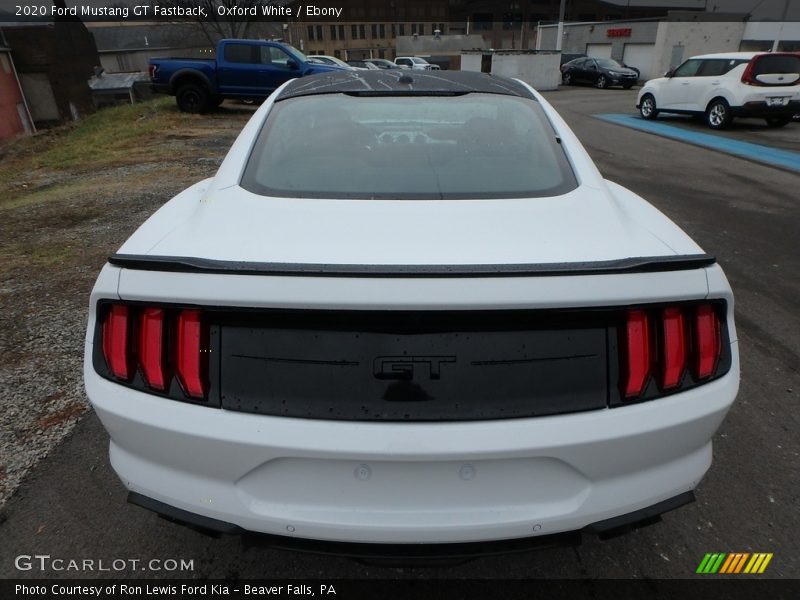 Oxford White / Ebony 2020 Ford Mustang GT Fastback