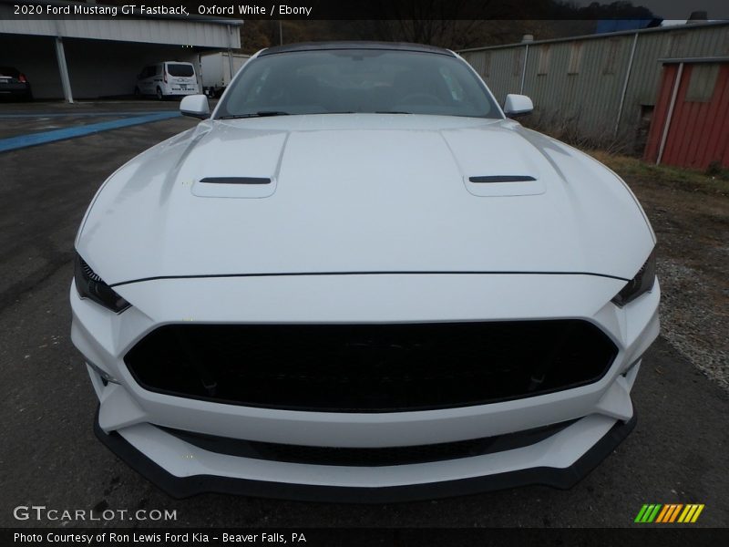 Oxford White / Ebony 2020 Ford Mustang GT Fastback