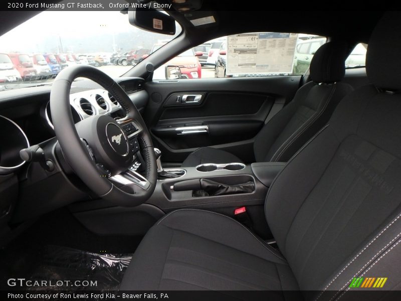 Front Seat of 2020 Mustang GT Fastback