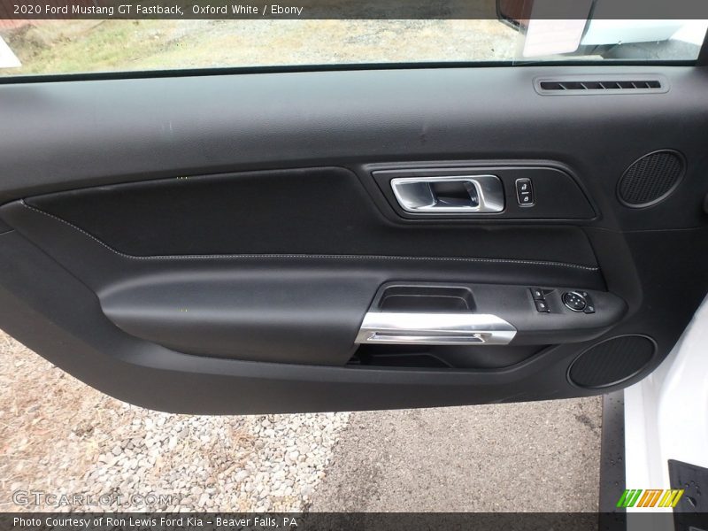Door Panel of 2020 Mustang GT Fastback