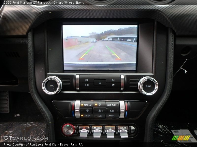 Controls of 2020 Mustang GT Fastback