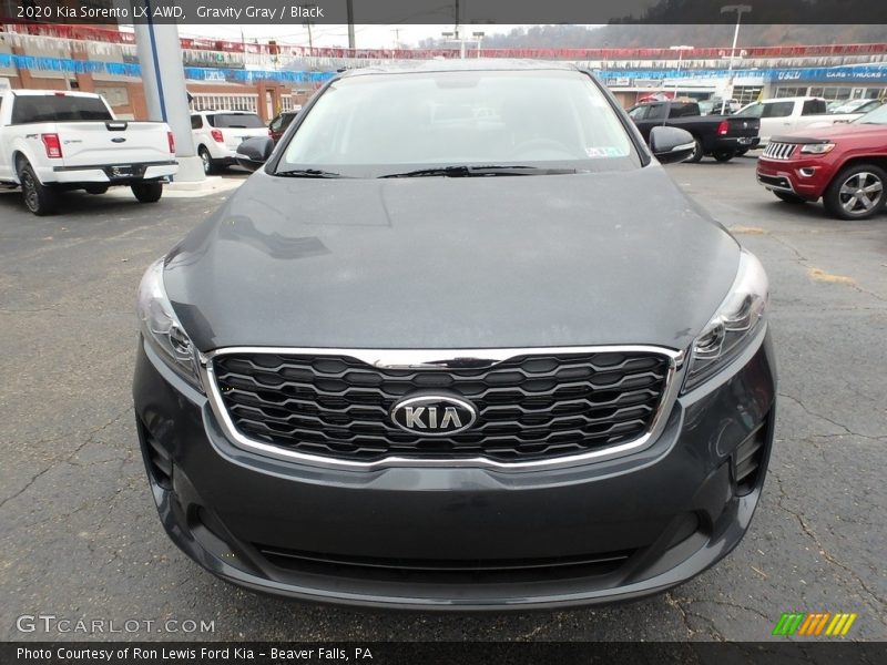 Gravity Gray / Black 2020 Kia Sorento LX AWD