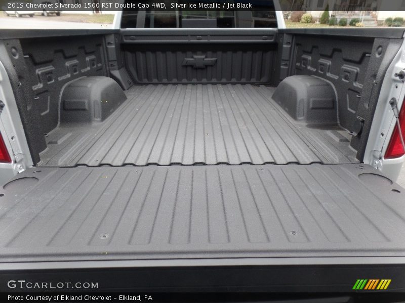 Silver Ice Metallic / Jet Black 2019 Chevrolet Silverado 1500 RST Double Cab 4WD